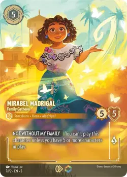Disney Lorcana Mirabel Madrigal Family Gatherer 7/P2 Store Championship PROMO - Image 2