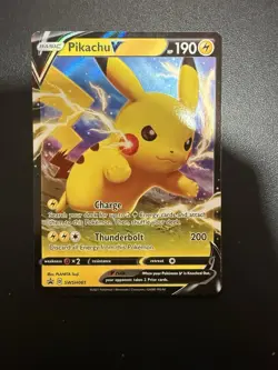 Pokemon Card LP Pikachu V SWSH061 Holo Full Art Promo 2021 VMAX - Image 1