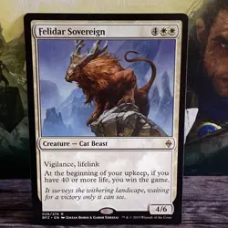 Felidar Sovereign 12 Zendikar Regular MTG TCG CARD LP - Image 1