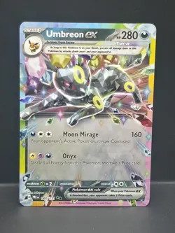 Pokemon TCG Umbreon EX 060/131 Prismatic Evolutions Card Near Mint Condition - Image 1