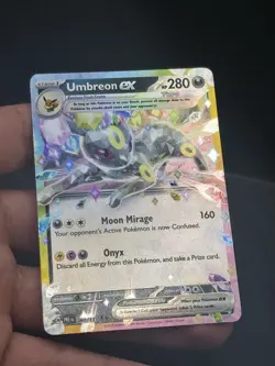 Pokemon TCG Umbreon EX 060/131 Prismatic Evolutions Card Near Mint Condition - Image 3
