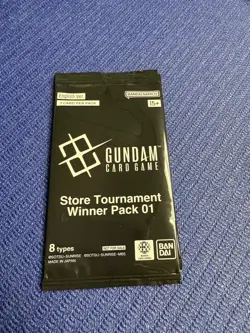 Bandai Gundam Card Game Store Tournament Winner Pack 01 English Tournament Pack - Image 1