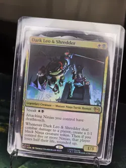 Dark Leo & Shredder Teenage Mutant Ninja Turtles Foil - Image 1