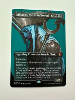 MTG Mikaeus, the Unhallowed (Borderless) Commander Masters Regular NM - Image 1