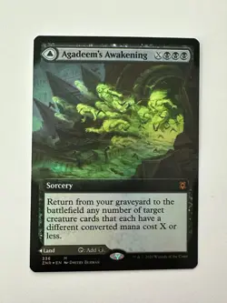 MTG Agadeem, the Undercrypt Agadeem's Awakening Borderless Foil NM - Image 2
