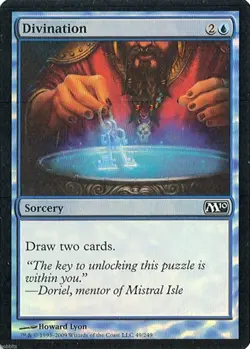 MTG - M10 - Divination - Foil - NM - Image 1