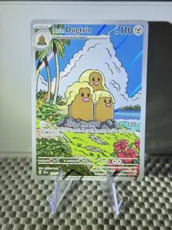 Alolan Dugtrio 208/191 Full Art Holo Pokemon Sv08: Surging Sparks ENG NM #4 - Image 1