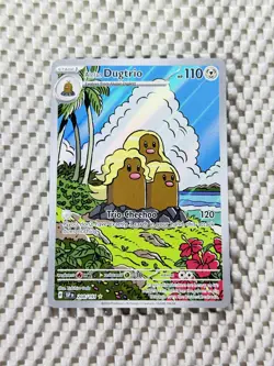 Alolan Dugtrio 208/191 Full Art Holo Pokemon Sv08: Surging Sparks ENG NM #4 - Image 3