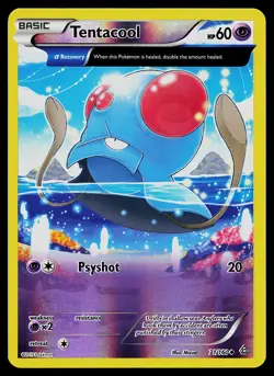 Pokemon Card - Tentacool (Alpha) XY - Primal Clash 71/160 Uncommon Holo - Image 1