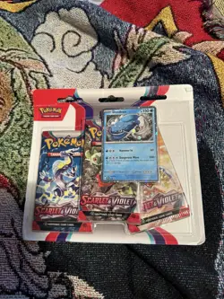 Pokemon TCG: Scarlet and Violet Base Set 3 Pack Triple Blister Dondozo Sealed 820650853289 - Image 1