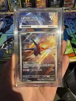Pokemon TCG - Latios 203/191 Surging Sparks - Ace 9 Graded - Image 1