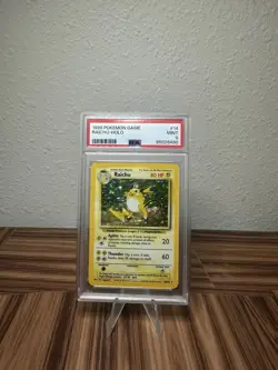 Pokemon TCG Raichu Base Set 14/102 Holo - PSA 9!!!! - Image 1