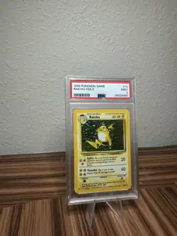 Pokemon TCG Raichu Base Set 14/102 Holo - PSA 9!!!! - Image 3