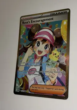 Pokemon TCG Rosa's Encouragement 123/088 Special Illustration Rare SIR Trainer! - Image 3