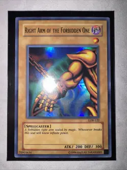 Right Arm of the Forbidden One LOB-122 The Legend of Blue Eyes White Dragon... - Image 1