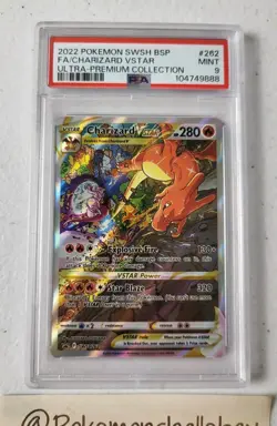 Charizard V Star SWSH 262 - Black Star Promo *PSA 9 - MINT* Pokemon Card - Image 3