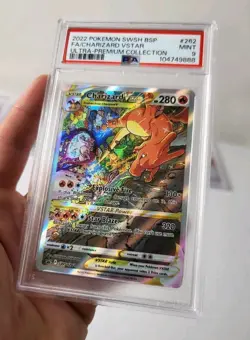 Charizard V Star SWSH 262 - Black Star Promo *PSA 9 - MINT* Pokemon Card - Image 4