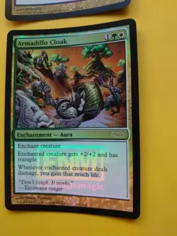 Terminate & Armadillo Cloak DCI FOIL PROMO LP or better MTG 2 Card. - Image 3