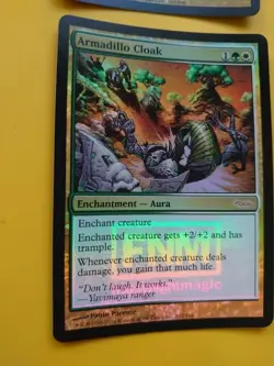 Terminate & Armadillo Cloak DCI FOIL PROMO LP or better MTG 2 Card. - Image 4