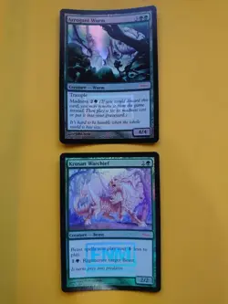 Krosan Warchief & Arrogant Wurm DCI FOIL PROMO LP or better MTG 2 cards - Image 1