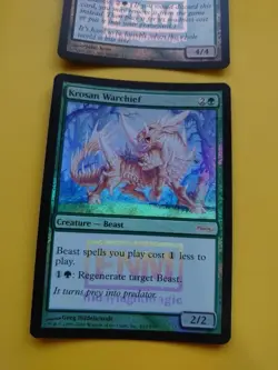 Krosan Warchief & Arrogant Wurm DCI FOIL PROMO LP or better MTG 2 cards - Image 5