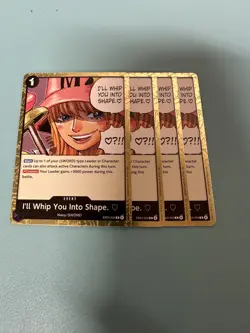 I'll Whip You Into Shape R EB04-050 One Piece Card Game ENGLISH PLAYSET - Image 1