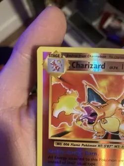 Pokemon TCG Charizard Evolutions 11/108 Reverse Holo Rare Card-LP - Image 3