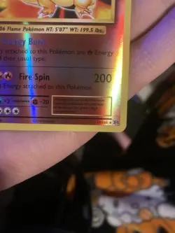 Pokemon TCG Charizard Evolutions 11/108 Reverse Holo Rare Card-LP - Image 5