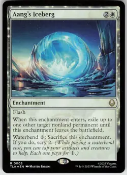 MTG Aang's Iceberg Foil NM Avatar: The Last Airbender Magic 5 - Image 1