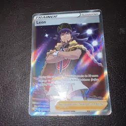 Leon 182/185 Ultra Rare Vivid Voltage Full Art Pokemon TCG Card NM - Image 1