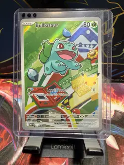 Pokemon Bulbasaur - 037 - First Partner Illustration Rare Promo NM - Image 1