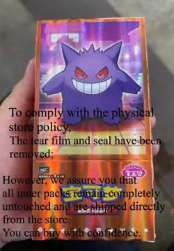 Pokemon Gem Pack Vol.3 S-Chinese Booster Box CBB3C without Shrink Wrap - Image 1