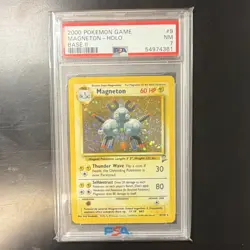 Pokemon TCG Magneton Base Set 2 9/130 PSA 7 2000 Holo Rare English - Image 1