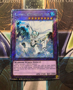 *** ELEMENTAL HERO ABSOLUTE ZERO *** PLATINUM SECRET RARE RA03-EN231 YUGIOH! - Image 1