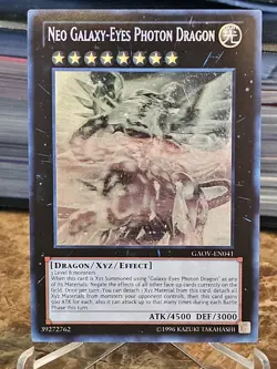 Neo Galaxy-Eyes Photon Dragon UNLIM Ghost Rare GAOV-EN041 Yu-Gi-Oh! NM - Image 1