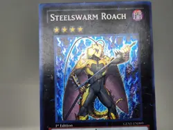 YuGiOh Steelswarm Roach GENF-EN099 1st Edition Secret Rare MP - Image 3
