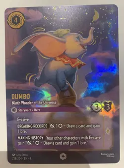 Lorcana - Dumbo - Ninth Wonder of the Universe (Enchanted) 228/204 - Image 1