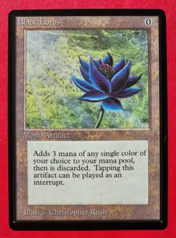 Black Lotus Proxy Black Border Ungraded Card - Image 1