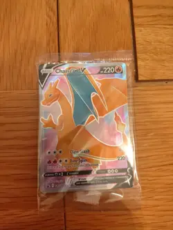 Pokemon TCG Charizard V SWSH050 Champions Path ETB Promo Card NM - Image 1