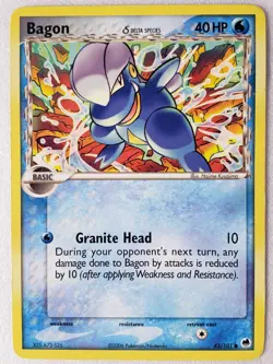 Bagon 43/101 LP - EX Dragon Frontiers Pokemon Card - Image 1