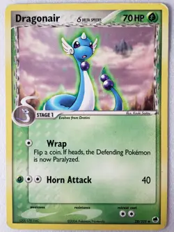 Dragonair 28/101 PL - EX Dragon Frontiers Pokemon Card - Kouki Saitou Art - Image 1