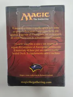 MTG MAGIC Mazzo Campioni di Kamigawa 75 Carte Supplementari ITALIANO SEALED - Image 2