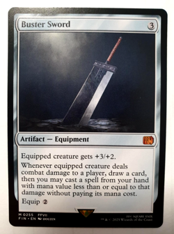 Buster Sword - MTG Final Fantasy - Mythic - 0255 NM - Image 1