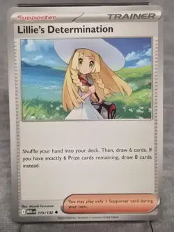 ✨Pokemon - Lillie's Determination - 119/132 - Uncommon - Mega Evolution - NM✨ - Image 1