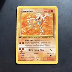 Hitmonlee - Pokemon Fossil (1st Edition) 22/62 - Non-Holo - Ungraded (MP) - Image 1