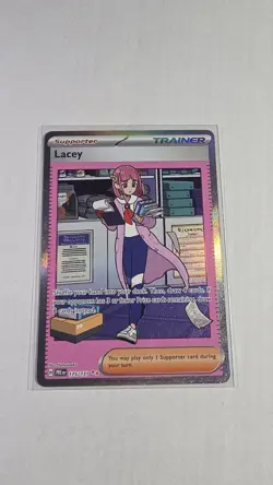 Pokemon Lacey Illustration Rare Full Art Holo 175/131 Sv: Prismatic Evolutions - Image 1