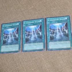 Yu-Gi-Oh! A Legendary Ocean SD4-EN020 1st Edition Spell Card Lot of 3 - Image 1