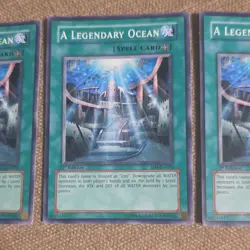 Yu-Gi-Oh! A Legendary Ocean SD4-EN020 1st Edition Spell Card Lot of 3 - Image 3