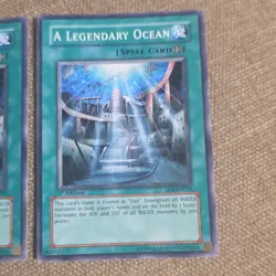 Yu-Gi-Oh! A Legendary Ocean SD4-EN020 1st Edition Spell Card Lot of 3 - Image 4