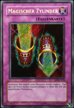 Yu-Gi-Oh! Magischer Zylinder LON-G104 Secret Rare [EX-NM] Cylinder | DE 2003 - Image 1